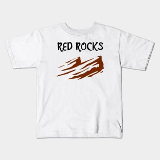 Red Rocks Amphitheater Colorado Kids T-Shirt